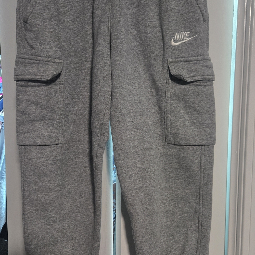 Nike Kids Gray Cargo Sweatpants